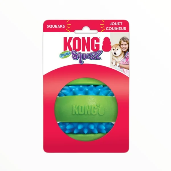 KONG Squeez Goomz para Perros — Nodos en Relieve que Masajean Encías