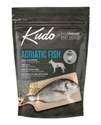 Kudo Cool Pressed Adriatic Fish Mini Adult para Perros — Pienso Natural