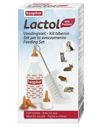 Lactol Kit Beaphar (Biberón + 6 Tetinas + Cepillo Limpiador)
