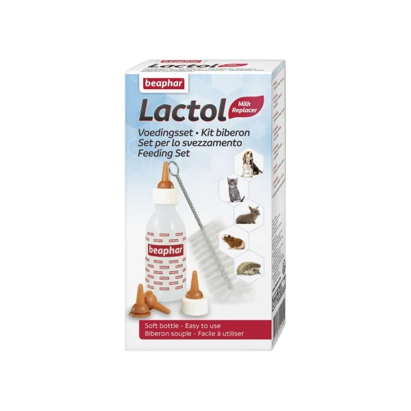 Lactol Kit: Biberón+6 Tetinas+Limpiador