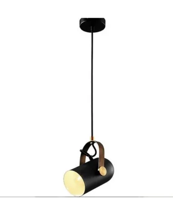Lampara colgante Spotlights E27 Negro