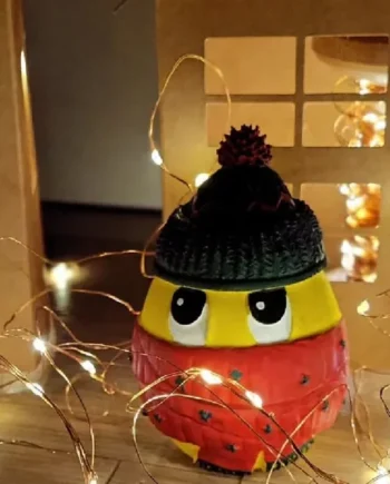 Lanco Huevo Ríe Bufanda, edición especial Navidad