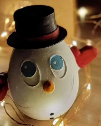 Lanco Huevo Ríe. Muñeco de Nieve, edición especial Navidad