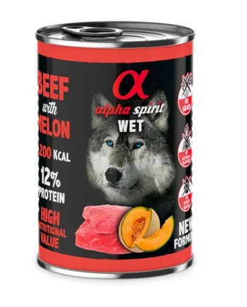 Lata Alpha Spirit Ternera con Melón