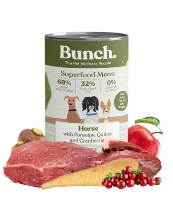Lata de caballo con chirivía y arándanos Bunch