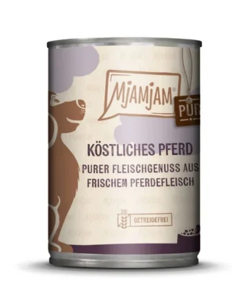 Lata de carne de caballo 400gr - MjaMjam