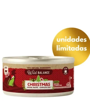 Lata de Comida Cocinada para Gatos – Receta Navidad (120g) Wild Balance