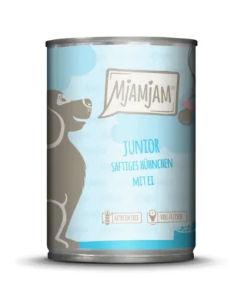 Lata de junior pollo con huevo 400gr - MjaMjam