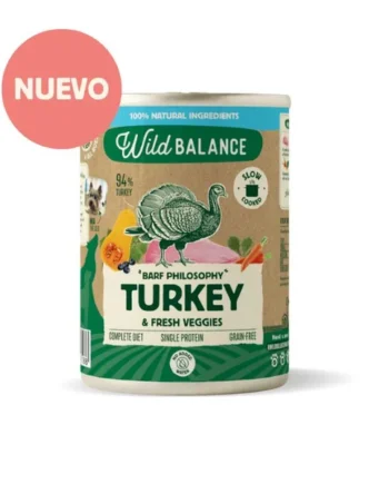 Lata de Pavo para perros 400g – Filosofía BARF Wild Balance
