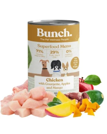 Lata de pollo con calabacín y mango Bunch
