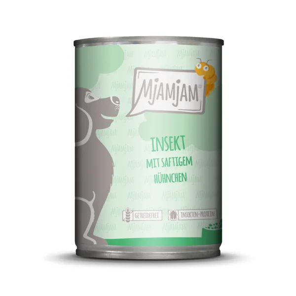 Lata de pollo con insecto 400gr - MjaMjam