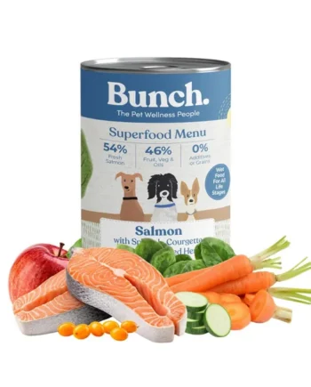 Lata de salmón con espinacas y calabacín Bunch