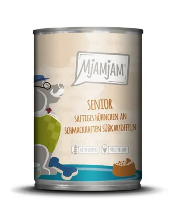 Lata de Senior pollo con batata 400gr - MjaMjam