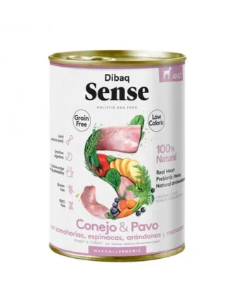 Lata Dibaq Sense Conejo y Pavo