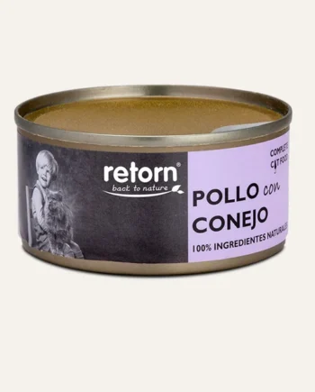 Lata para gatos Carne de Pollo con conejo 80 gr.