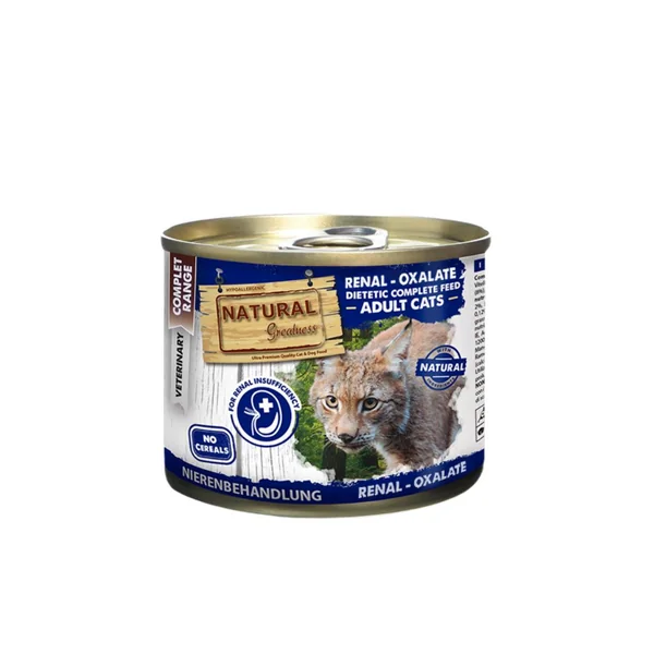 Lata Renal Oxalate para gatos Natural Greatness 200gr