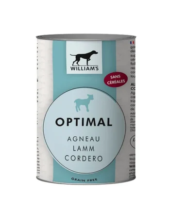 Lata William's Optimal Cordero 400 gr