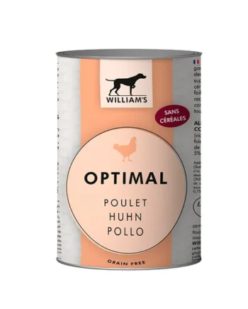 Lata William's Optimal Pollo 400 gr