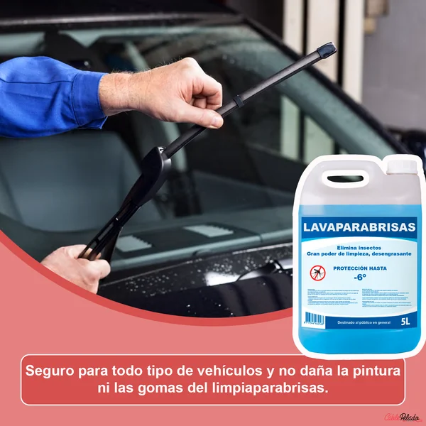 Lavaparabrisas Liquido 5 Litros Azul