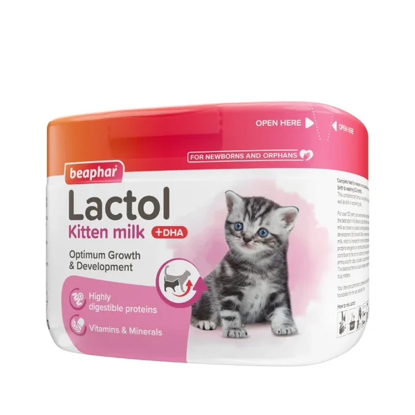 Leche maternizada para gatitos recién nacidos Beaphar Lactol 250 g