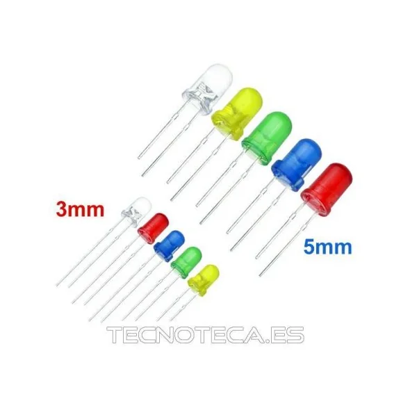 LED de 5 mm AZUL TRASLUCIDO