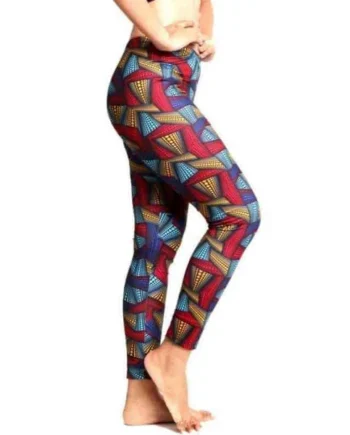 Leggings geométricos boho elásticos