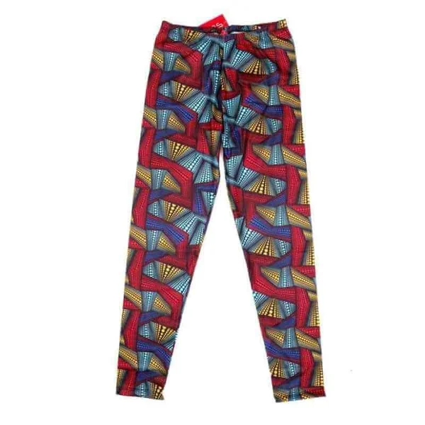 Leggings geométricos boho elásticos