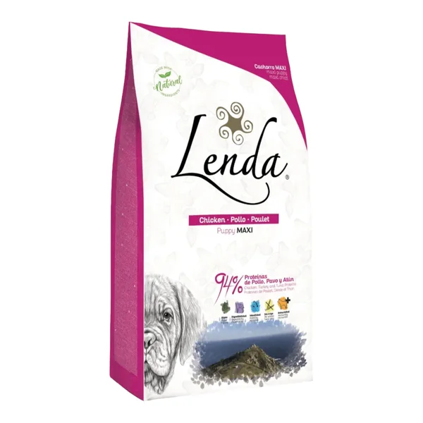 Lenda Pienso de Pollo para Cachorros Maxi