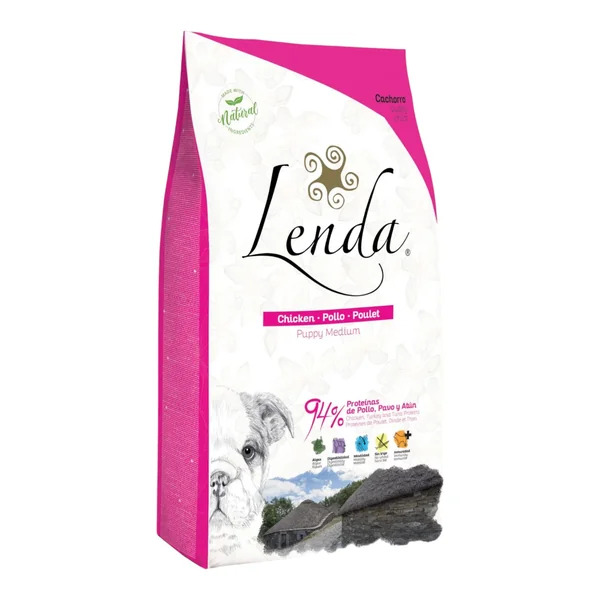Lenda Pienso de Pollo para Cachorros