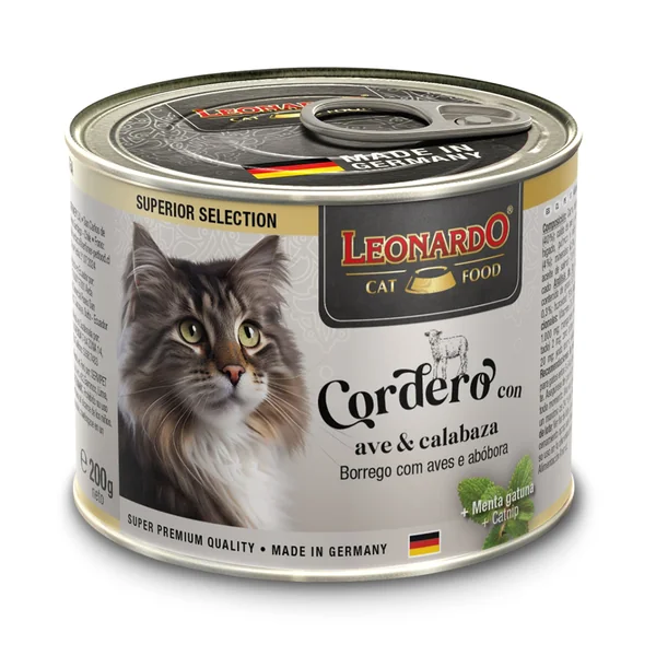 Leonardo - Cordero con ave & calabaza 200g
