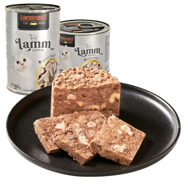 Leonardo Cordero + Extra Filete – Alimento Húmedo para Gatos