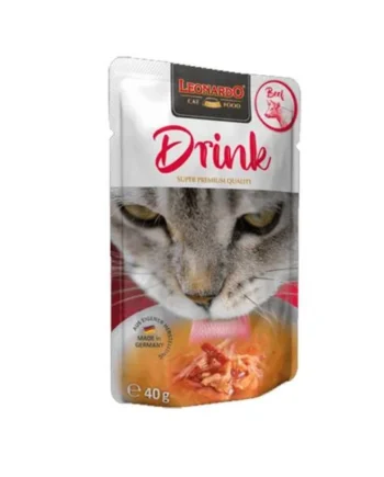 Leonardo Drink Ternera para Gatos – Sopa Hidratante Natural