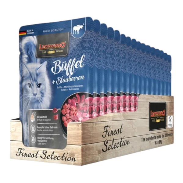 Leonardo Finest Selección Búfalo y Arándanos 85g