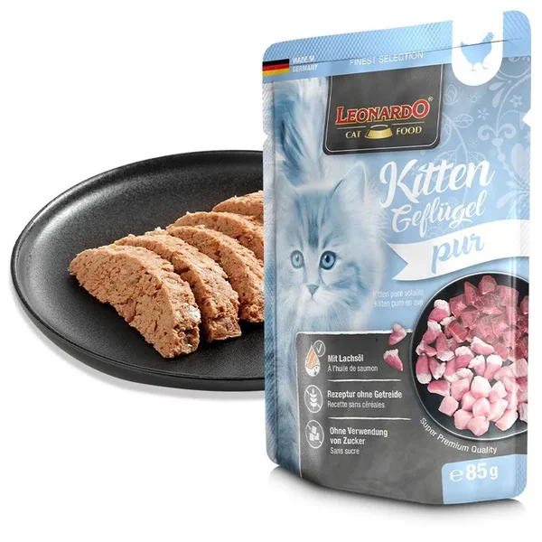 Leonardo Finest Selection Kitten Ave para Gatitos 85 g
