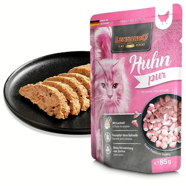 Leonardo Finest Selection Puro en Pollo para Gatos 85 g