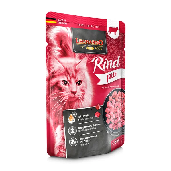 Leonardo Finest Selection Puro en Ternera para Gatos 85 g