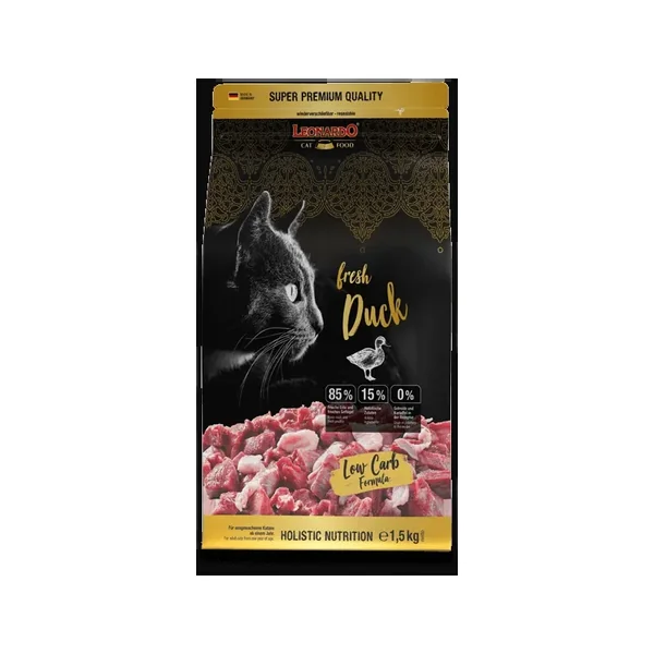 Leonardo Fresh Pato para Gatos – Pienso Sin Cereales