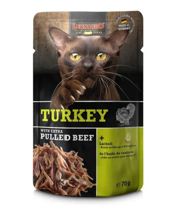 Leonardo - Pavo con Extra Pulled Beef 70g