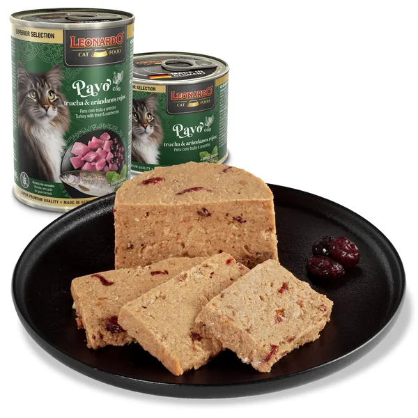Leonardo - Pavo con trucha & cranberries 200g