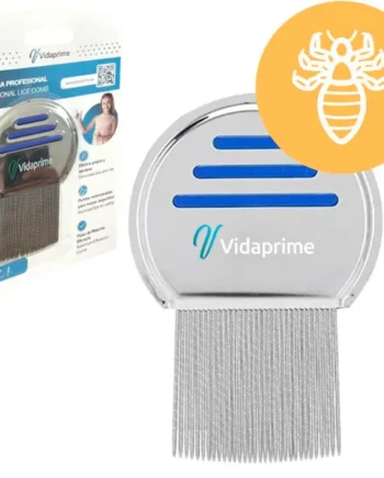 Liendrera con Púas de Acero Inoxidable para Piojos y Liendres