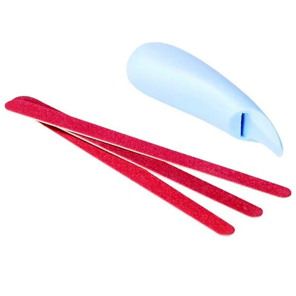 Lima para Uñas Mango Ergonómico + 3 Limas Profesionales