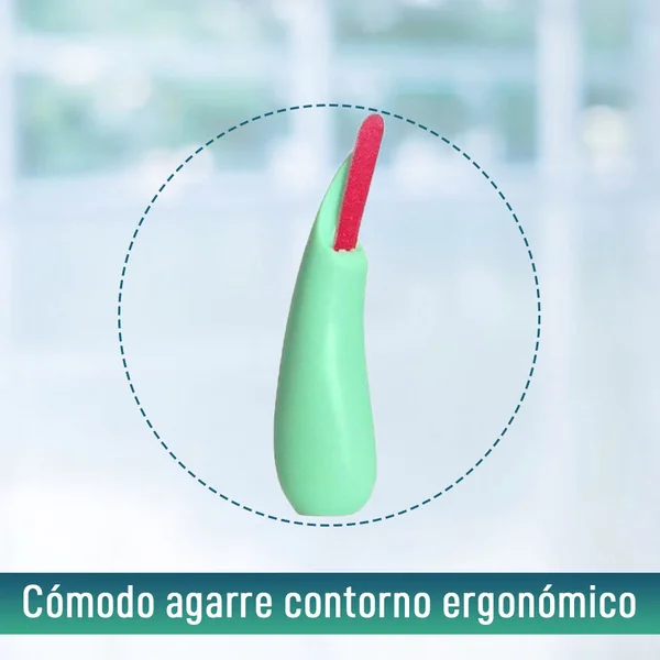Lima para Uñas Mango Ergonómico + 3 Limas Profesionales