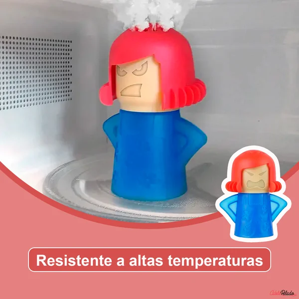 Limpiador De Microondas A Vapor Azul