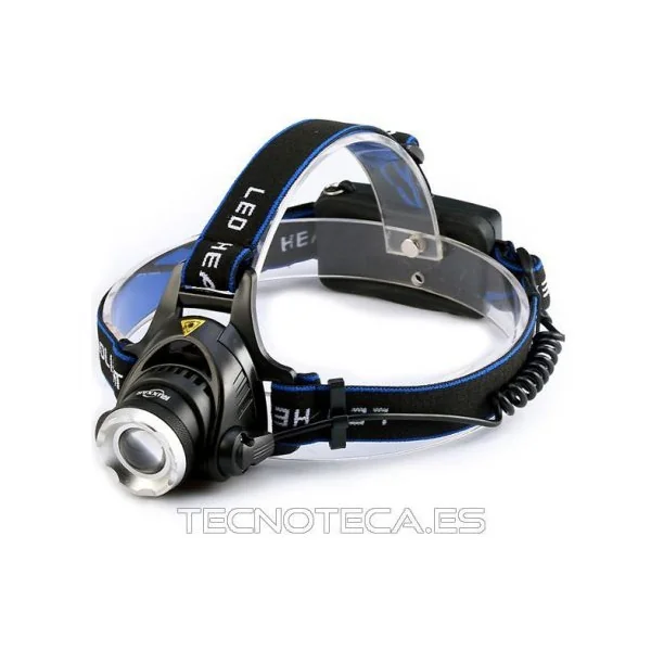 Linterna de LED para la cabeza 2X18650 ZOOM