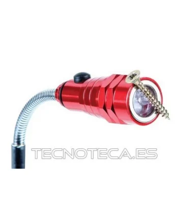 Linterna LED telescopica con imanes recogedores (EFL20-BL)