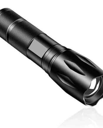 Linterna táctica LED 3 niveles Negro