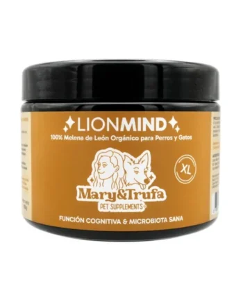 Lion’s Roar Hongo Melena de León para perros y gatos – Apoyo para el sistema inmune, cognitivo y digestivo