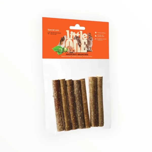 Little One Ramas de Avellano para Conejos y Roedores — Snack Dental Natural