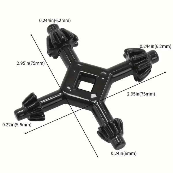 Llave de Portabrocas para taladro Negro