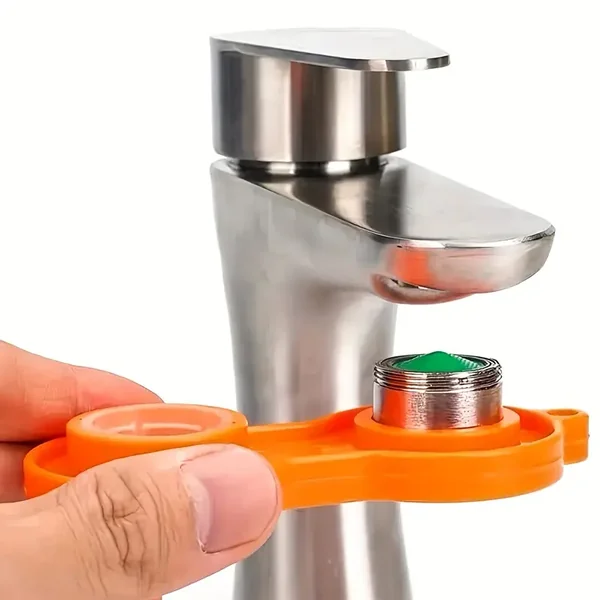 Llave de ventilación universal para grifo Naranja